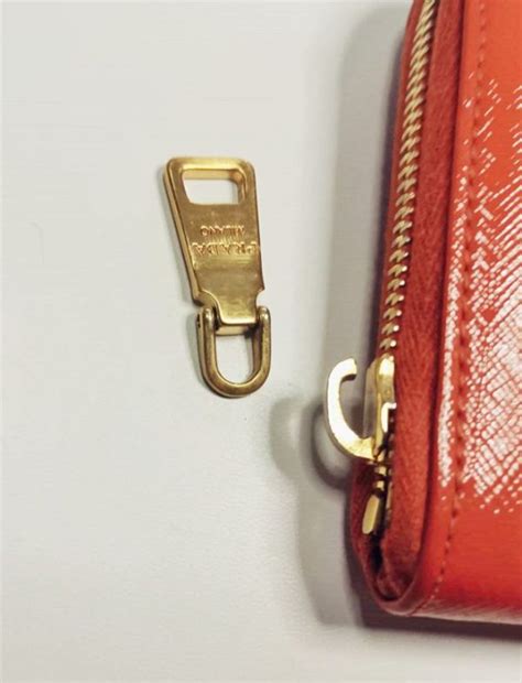 prada zipper pull replacement|Prada zipper pull pattern.